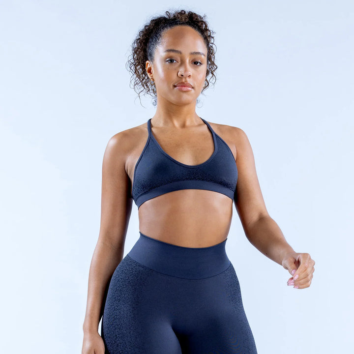 Fearless Cross Back Sports Bra Black