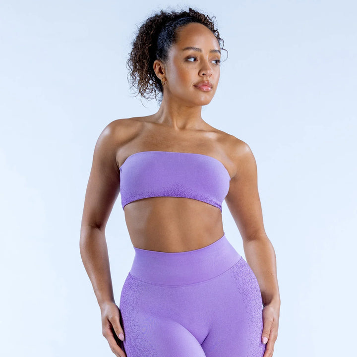 Fearless Bandeau Sports Bra Purple