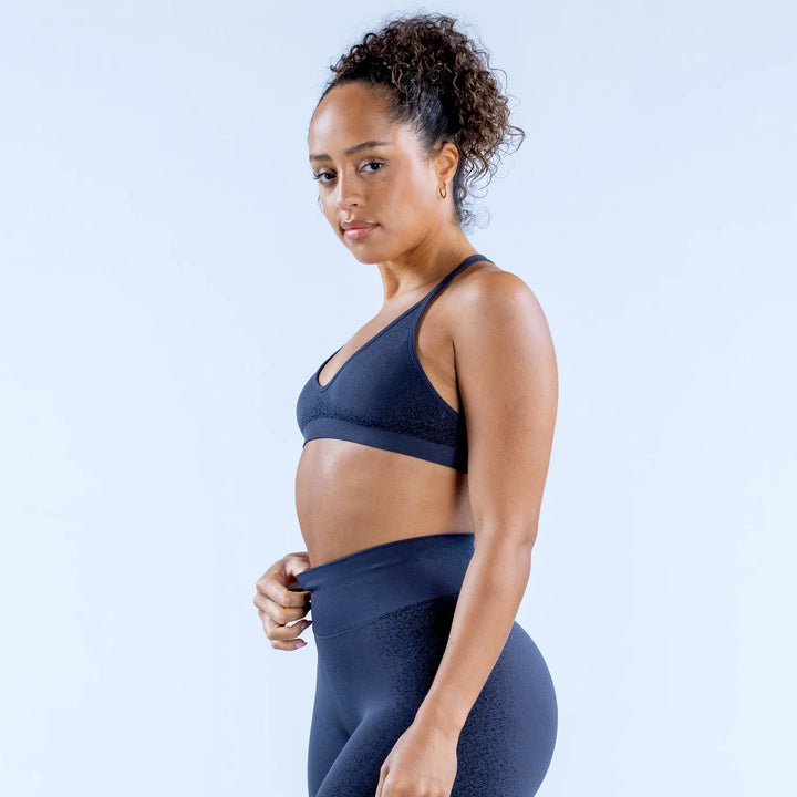Fearless Cross Back Sports Bra Black
